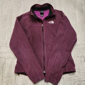 The North Face Women's Fleece Jacket Windwall‎ 1 Shell Port Purple Size Small